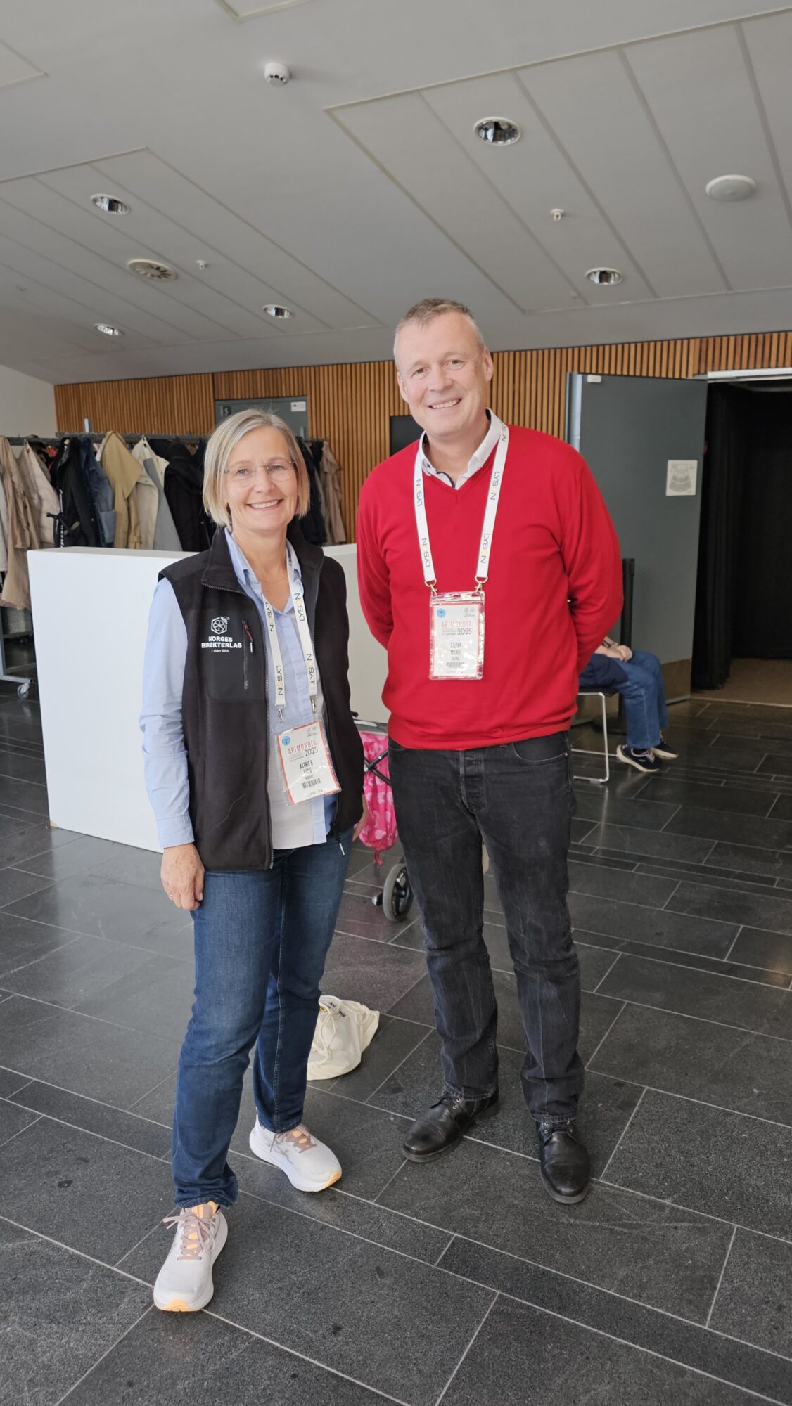 Stefan Mandl er storbirøkter i Østerrike. Astrid Bjerke Lund fikk en prat etter foredraget.