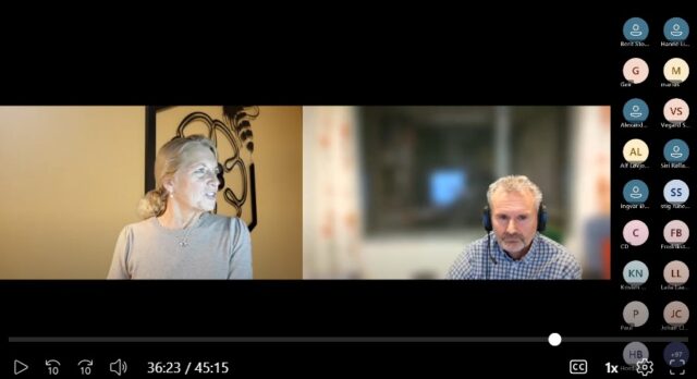 Fra webinar 12. november