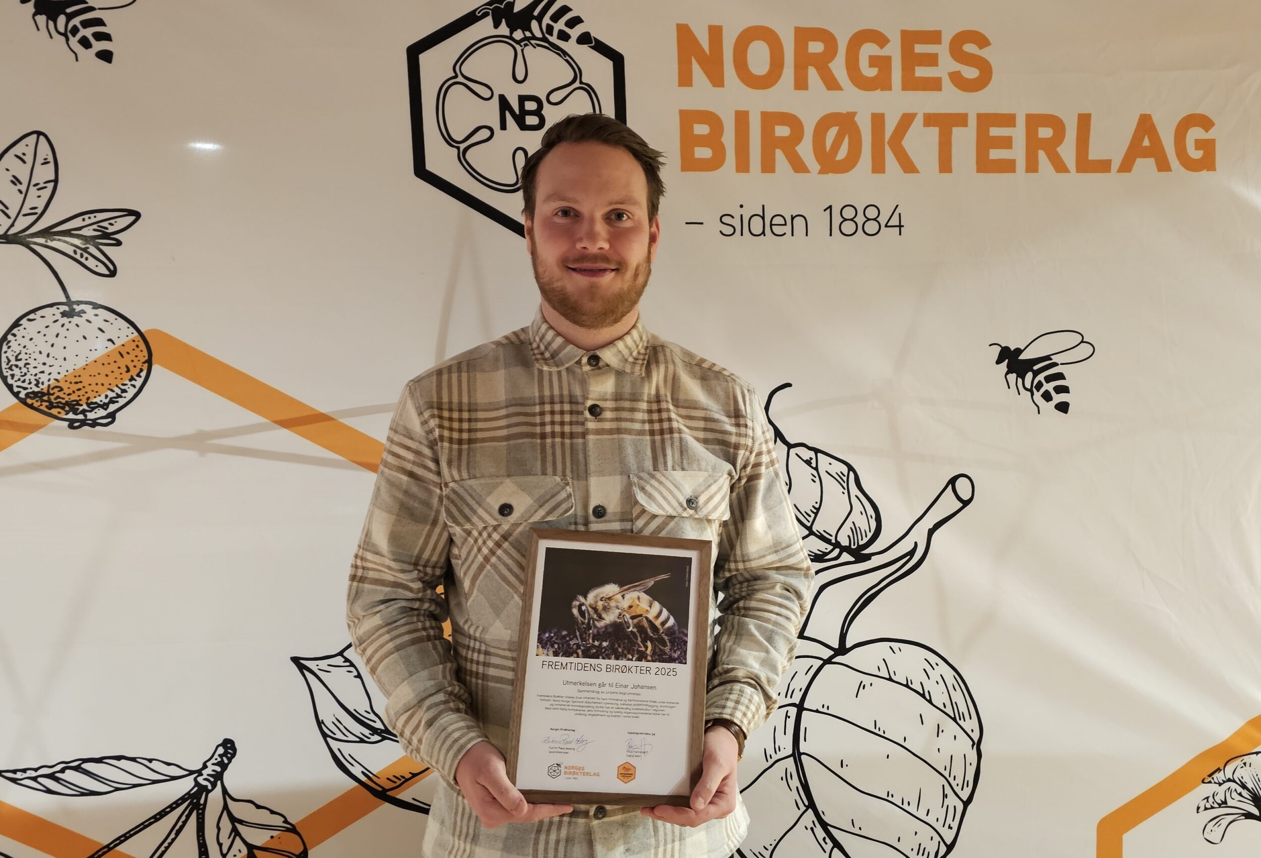 Einar Johansen er Fremtidens birøkter 2025