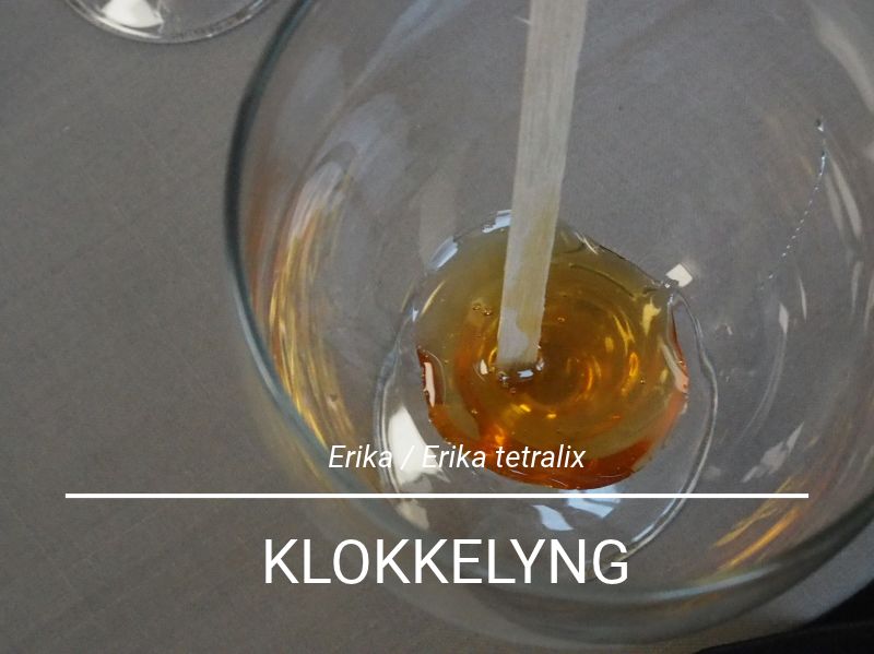 stetteglass med cognacfarget honning